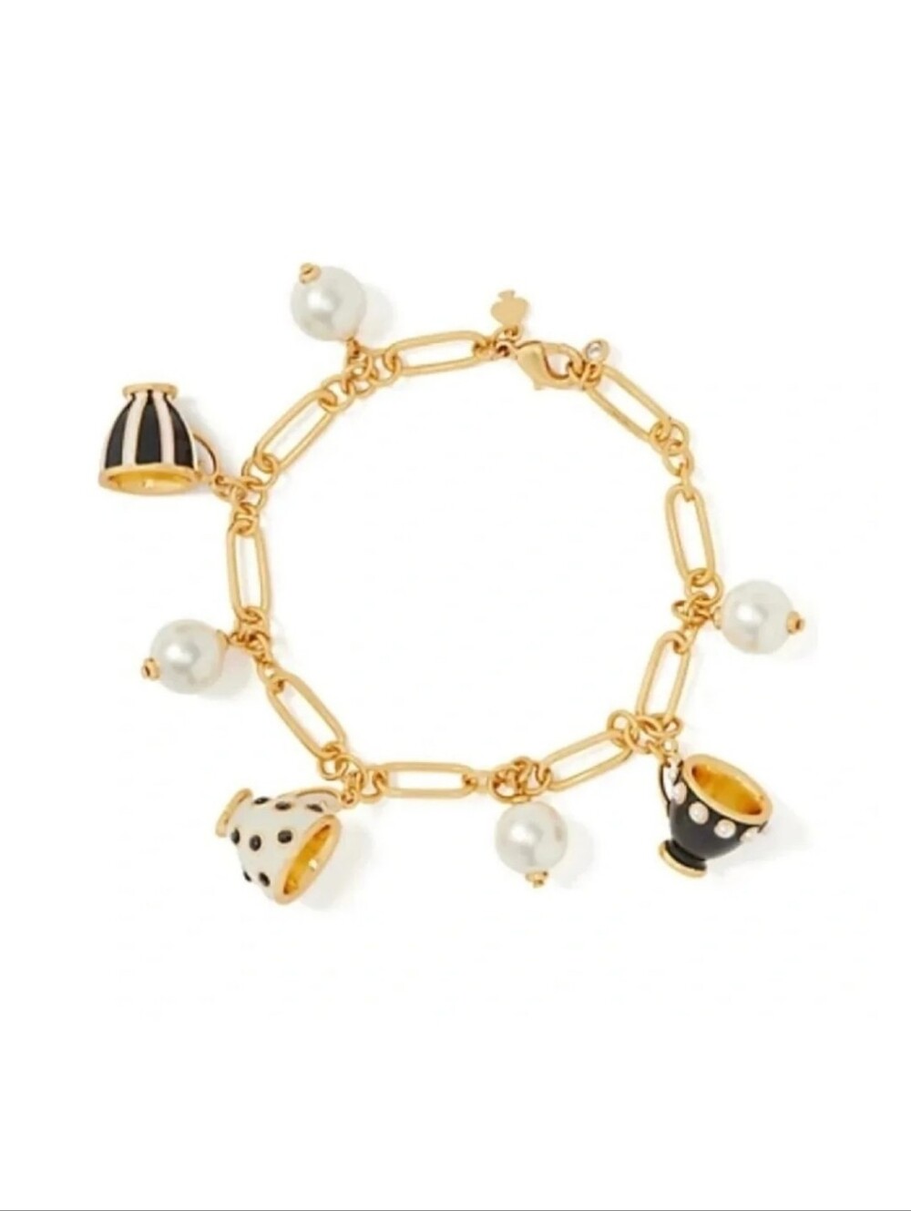 $129 Kate Spade Alice in Wonderland Teacup Bracelet New